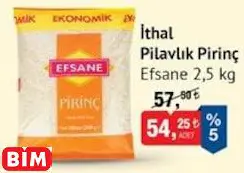 EFSANE İTHAL PİLAVLIK PİRİNÇ EFSANE İTHAL PİLAVLIK PİRİNÇ